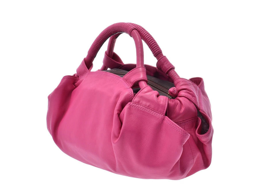 Loewe Nappa Handbag Pink Fuchsia Sheepskin Aire Pink